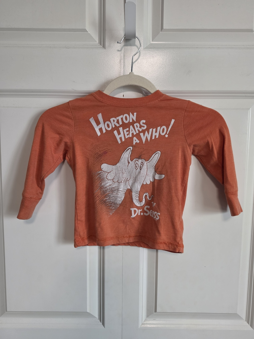 Old Navy Orange Dr. Seuss 'Horton Hears a Who!' Kids Long-Sleeve Tee